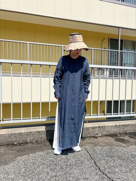 「antiqua」｜「アイテム（ワンピース/ドレス）」を使った、antiquaさん（レディース・157cm）の夏コーディネート