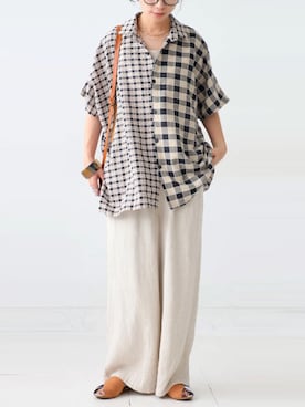 「アシメ」｜antiquaさん（レディース・154cm）の夏コーディネート