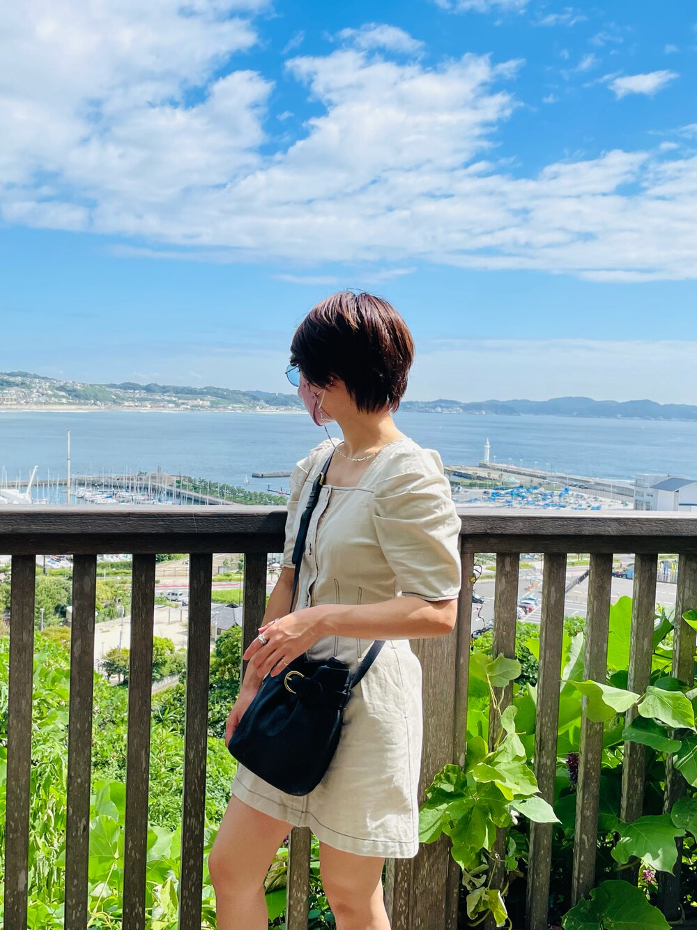 「LOWRYS FARM、SLY、COACH、moussy、oldcoach、summer style、おしゃれさんと繋がりたい、ootd、思い出アウトフィット」｜「SLYのアイテム（ワンピース、その他）」を使った、💙🦋🐬さん（レディース・163cm）の秋コーディネートの1枚目の写真