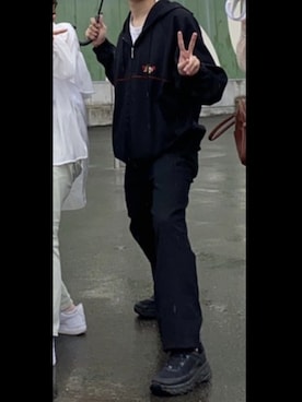 「doublet（ダブレット）のアイテム（その他アウター）」を使った、Tomさん（メンズ・167cm）の冬コーディネート