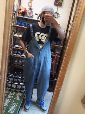 「Blue Standard （ブルースタンダード）のアイテム」を使った、Akiさん（メンズ・176cm）の秋コーディネート