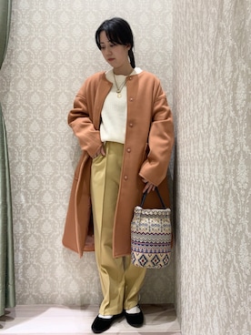 オレンジコート のレディース人気ファッションコーディネート Wear