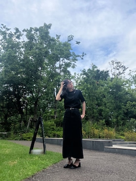 「VACANCY（ヴァカンシー）のアイテム（Tシャツ/カットソー）」を使った、Misaki さん（レディース・162cm）の夏コーディネート