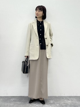 しまゆう / 47歳アパレル会社員さん（レディース・161cm）の春コーディネート