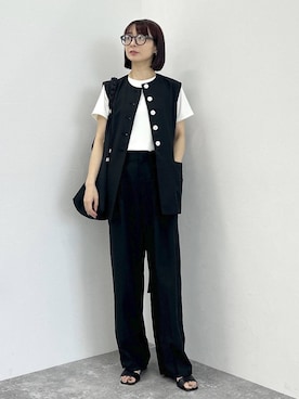 しまゆう / 47歳アパレル会社員さん（レディース・161cm）の夏コーディネート