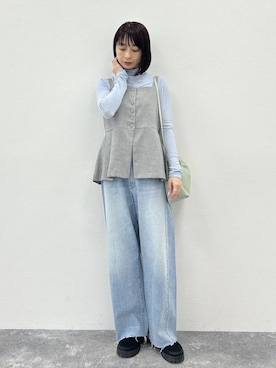 しまゆう / 47歳アパレル会社員さん（レディース・161cm）の春コーディネート