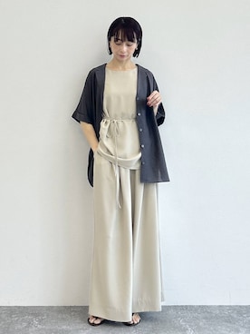 しまゆう / 47歳アパレル会社員さん（レディース・161cm・40代）の夏コーディネート