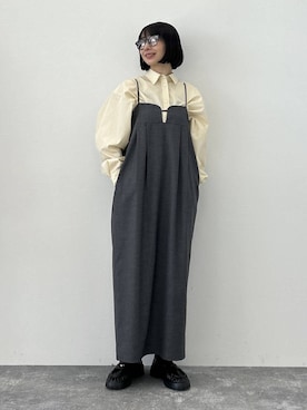 しまゆう / 47歳アパレル会社員さん（レディース・161cm）の冬コーディネート