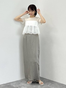 しまゆう / 47歳アパレル会社員さん(レディース・161cm)の夏コーディネート