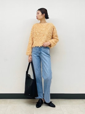 「アイテム（その他トップス）」を使った、上田さん（レディース・173cm）の冬コーディネート