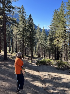 「STYLENANDA（スタイルナンダ）のアイテム（スウェット）」を使った、Ssiupakさん（レディース・168cm）の秋コーディネート