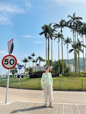 「STYLENANDA（スタイルナンダ）のアイテム（スウェット）」を使った、Ssiupakさん（レディース・168cm）の冬コーディネート