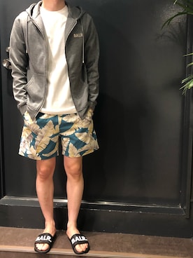 岡田さん（メンズ・172cm）の夏コーディネート