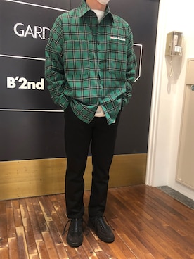 岡田さん（メンズ・172cm）の冬コーディネート