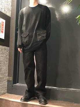 「LIBERE（リベーレ）のアイテム」を使った、岡田さん（メンズ・172cm）の夏コーディネート