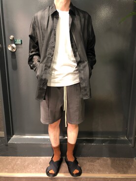 岡田さん（メンズ・172cm）の夏コーディネート