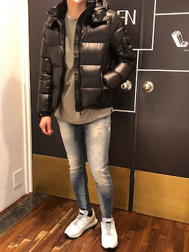 「TATRAS（タトラス）のアイテム（ジャケット/アウター）」を使った、岡田さん（メンズ・172cm）の秋コーディネート
