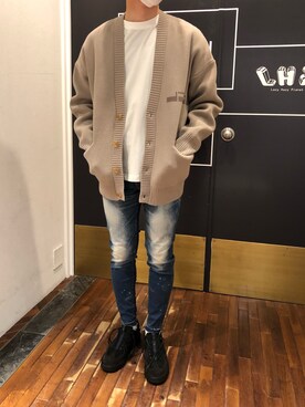 岡田さん(メンズ・172cm)の冬コーディネート