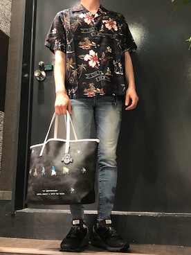 岡田さん（メンズ・172cm）の夏コーディネート