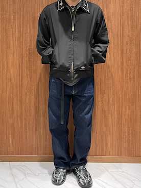 「アイテム（その他アウター）」を使った、岡田さん（メンズ・172cm）の夏コーディネート