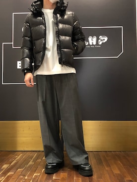 「TATRAS（タトラス）のアイテム（ジャケット/アウター）」を使った、岡田さん（メンズ・172cm）の秋コーディネート