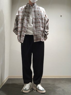 岡田さん（メンズ・172cm）の春コーディネート