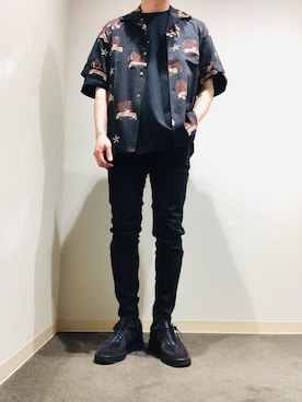 岡田さん(メンズ・172cm)の春コーディネート