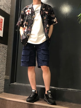 岡田さん（メンズ・172cm）の夏コーディネート