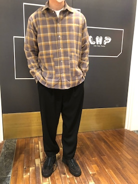 岡田さん（メンズ・172cm）の冬コーディネート