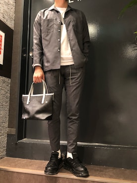 岡田さん（メンズ・172cm）の夏コーディネート