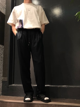 岡田さん（メンズ・172cm）の夏コーディネート