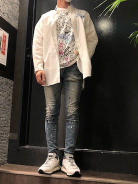 岡田さん（メンズ・172cm）の夏コーディネート