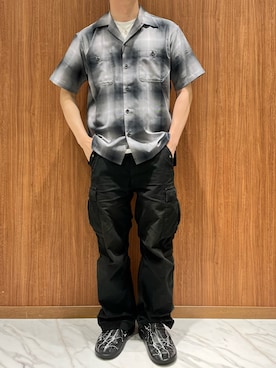「SCHOTT」｜岡田さん（メンズ・172cm）の夏コーディネート