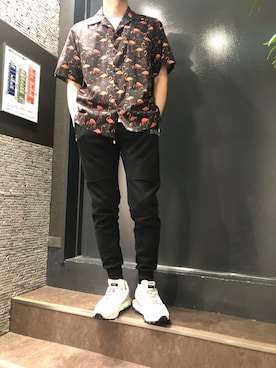 岡田さん（メンズ・172cm）の夏コーディネート