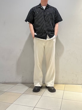 「DANKE SCHON（ダンケシェーン）のアイテム（レッグウェア）」を使った、岡田さん（メンズ・172cm）の春コーディネート