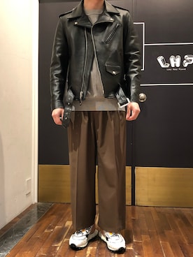 岡田さん（メンズ・172cm）の冬コーディネート