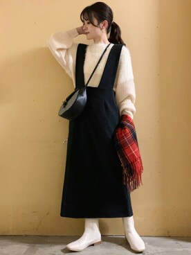 marinaさん（レディース・158cm）の冬コーディネート