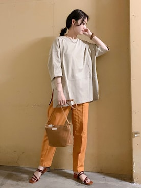 marinaさん（レディース・158cm）の夏コーディネート