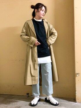 「春カラー」｜「アイテム（音楽/本・雑誌）」を使った、marinaさん（レディース・158cm）の春コーディネート