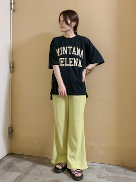 「アイテム（音楽/本・雑誌）」を使った、marinaさん（レディース・158cm）の夏コーディネート