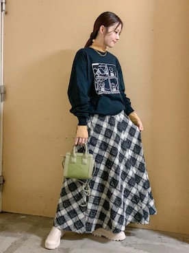 「アイテム（音楽/本・雑誌）」を使った、marinaさん（レディース・158cm）の夏コーディネート