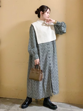 marinaさん（レディース・158cm）の秋コーディネート