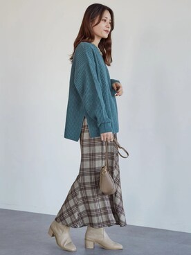 marinaさん（レディース・158cm）の冬コーディネート