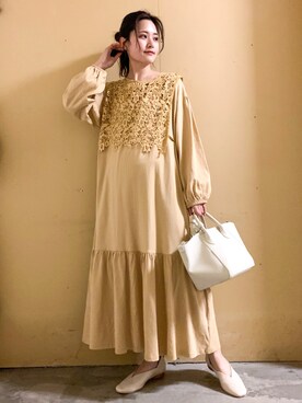 「アイテム（音楽/本・雑誌）」を使った、marinaさん（レディース・158cm）の冬コーディネート
