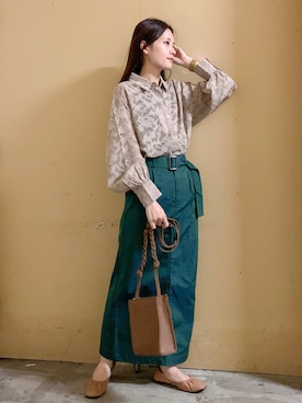 「アイテム（音楽/本・雑誌）」を使った、marinaさん（レディース・158cm）の夏コーディネート