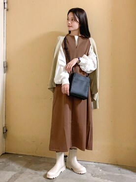 marinaさん（レディース・158cm）の秋コーディネート