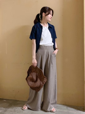 marinaさん（レディース・158cm）の夏コーディネート