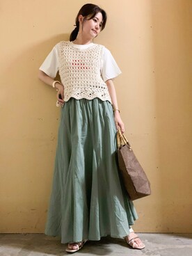 marinaさん（レディース・158cm）の夏コーディネート