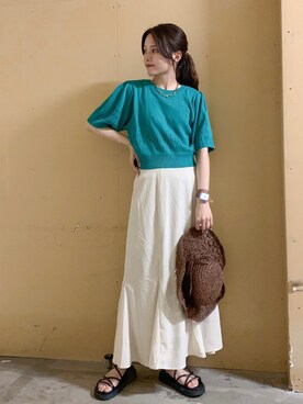 marinaさん（レディース・158cm）の夏コーディネート