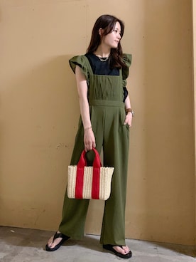 Green Parks(グリーンパークス)の「natsumi-wearプロデュース 大阪スペシャル Select★サロペットパンツ Parks ゆずさま専用!新品!Green サロペット/オーバーオール